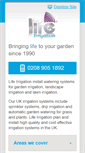 Mobile Screenshot of lifeirrigation.co.uk