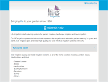 Tablet Screenshot of lifeirrigation.co.uk